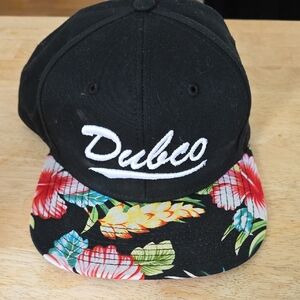 OTTO Black Floral Brim Hat